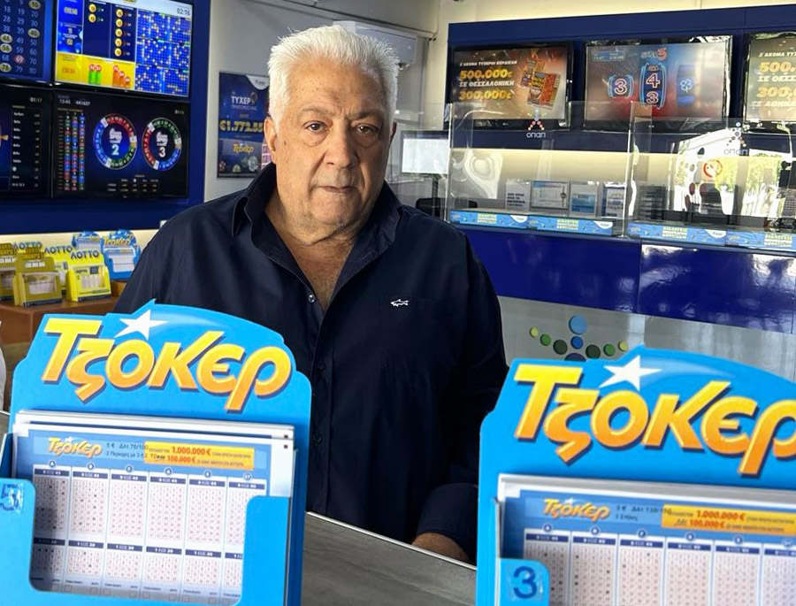 Παναγιώτης Χατζηνικόλας, ιδιοκτήτης καταστήματος ΟΠΑΠ στον Αρχάγγελο Ρόδου