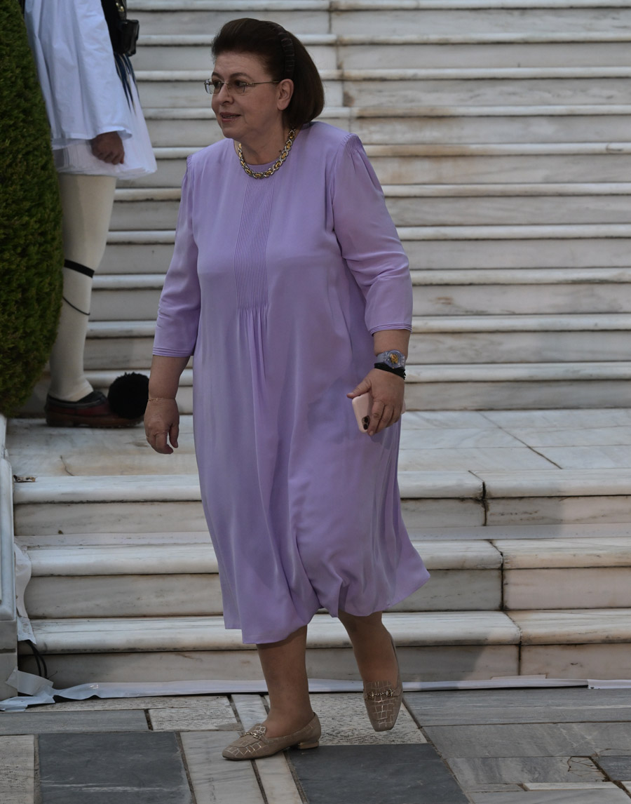 Δεξίωση στο Προεδρικό Μέγαρο από τον Πρόεδρο της Δημοκρατίας Κώστα Τασούλα για την 51η επέτειο της αποκατάστασης της Δημοκρατίας, Πέμπτη 24 Ιουνίου 2025.  (ΤΑΤΙΑΝΑ ΜΠΟΛΑΡΗ/EUROKINISSI)