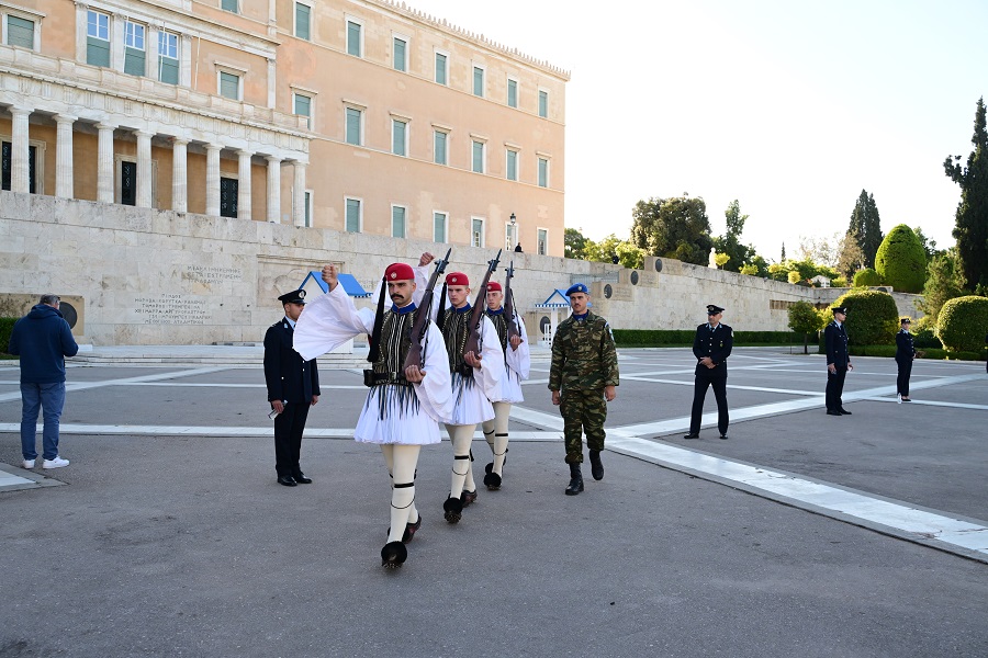Ισχυρή η παρουσία της Ελληνικής Αστυνομίας στην μαθητική παρέλαση για την εθνική επέτειο της 28ης Οκτωβρίου 1940 στην Αθήνα, Τρίτη 28 Οκτωβρίου 2025. (ΤΑΤΙΑΝΑ ΜΠΟΛΑΡΗ/EUROKINISSI)