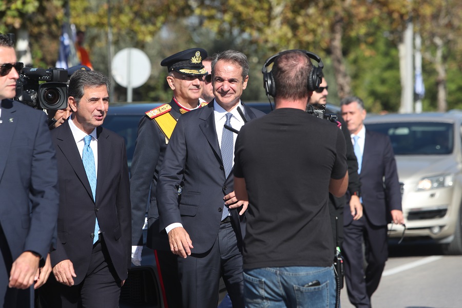 Στρατιωτική παρέλαση στην Θεσσαλονίκη για την Εθνική Επέτειο της 28ης Οκτωβρίου 1940, Τρίτη 28 Οκτωβρίου 2025. (ΒΑΣΙΛΗΣ ΒΕΡΒΕΡΙΔΗΣ/ΜΟΤΙΟΝΤΕΑΜ)