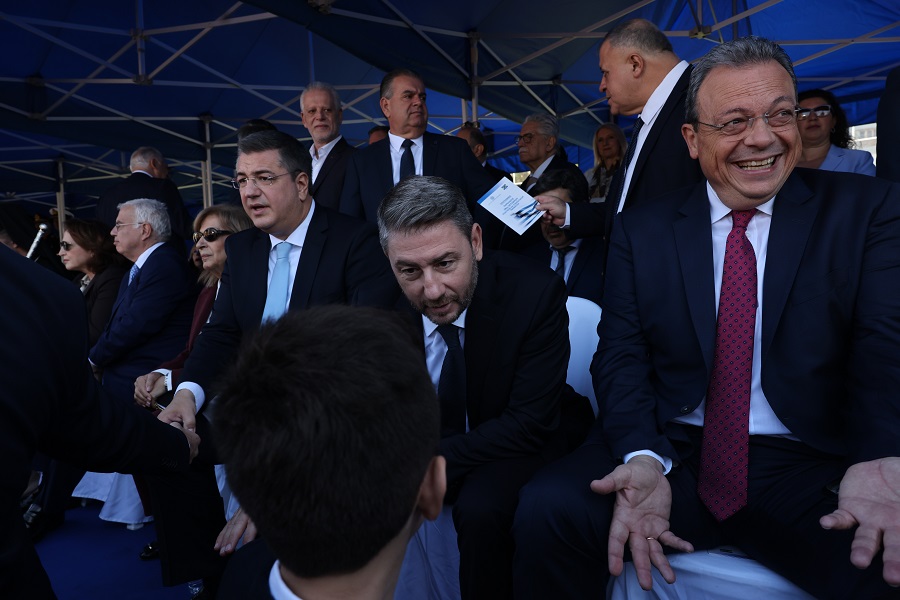 Στρατιωτική παρέλαση στην Θεσσαλονίκη για την Εθνική Επέτειο της 28ης Οκτωβρίου 1940, Τρίτη 28 Οκτωβρίου 2025. (ΒΑΣΙΛΗΣ ΒΕΡΒΕΡΙΔΗΣ/ΜΟΤΙΟΝΤΕΑΜ)