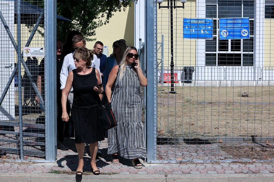 Δίκη για το σιδηροδρομικό δυστύχημα στα Τέμπη, που στοίχισε τη ζωή σε 57 ανθρώπους, κυρίως νέους ηλικίας 15 έως 25 ετών, στην Λάρισα. Δευτέρα 7 Σεπτεμβρίου 2026 (ΛΕΩΝΙΔΑΣ ΤΖΕΚΑΣ/EUROKINISSI)